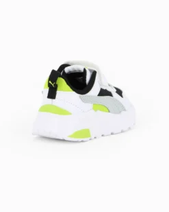 PUMA - SNEAKERS KIDS TRINITY 2 LT TD BIANCA, NERA, GRIGIA E LIME DAL 20 AL 27, 403705-13