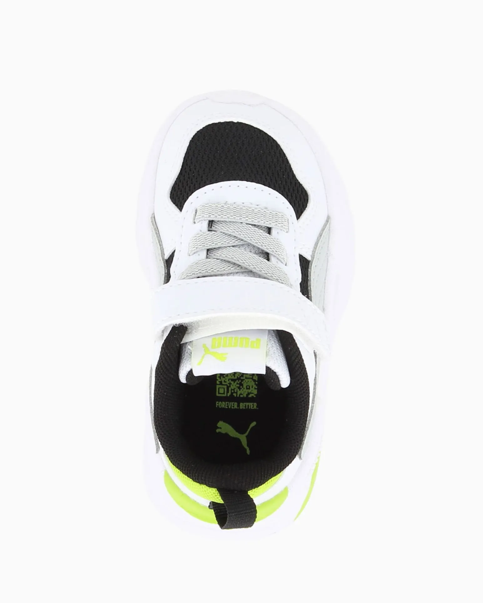 PUMA - SNEAKERS KIDS TRINITY 2 LT TD BIANCA, NERA, GRIGIA E LIME DAL 20 AL 27, 403705-13