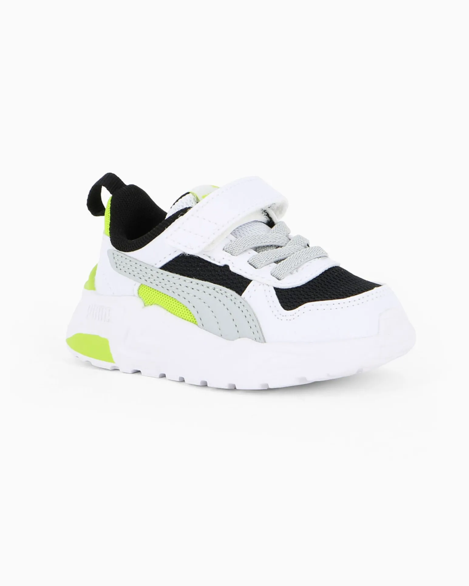 PUMA - SNEAKERS KIDS TRINITY 2 LT TD BIANCA, NERA, GRIGIA E LIME DAL 20 AL 27, 403705-13