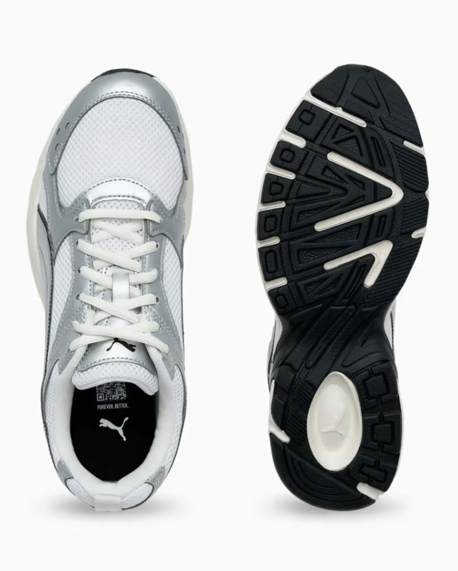 PUMA - SNEAKERS MILENIO TECH LT BIANCA, SILVER E NERA , 406791-01