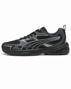 PUMA - SNEAKERS MILENIO TECH 2000 2TONE NERE CON DETTAGLI SILVER E GRIGI DA UOMO, 404914-01