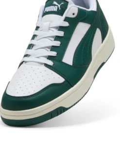 PUMA - SNEAKERS REBOUND V6 LOW, BIANCA E VERDE - 392328-43