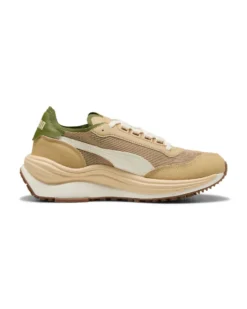 PUMA - SNEAKERS RIDER ELITE BEIGE GIALLA E VERDE DA UOMO, 402922-09