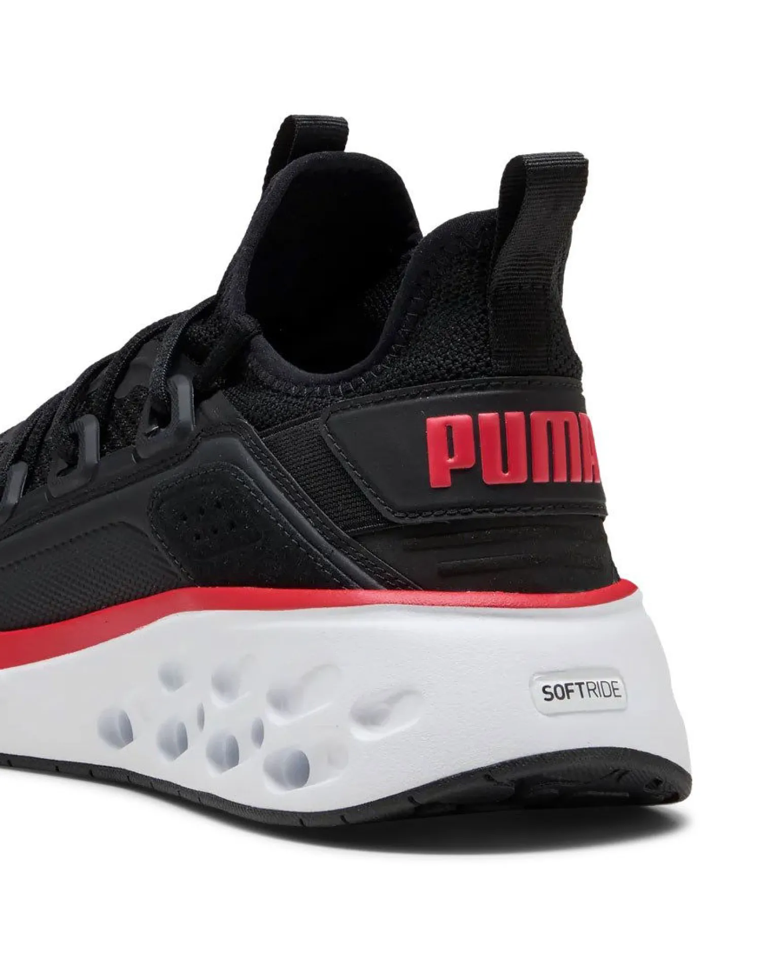 PUMA - SNEAKERS SOFTRIDE FREQUENCE STREET NERA E ROSSA DA UOMO, 311727-20