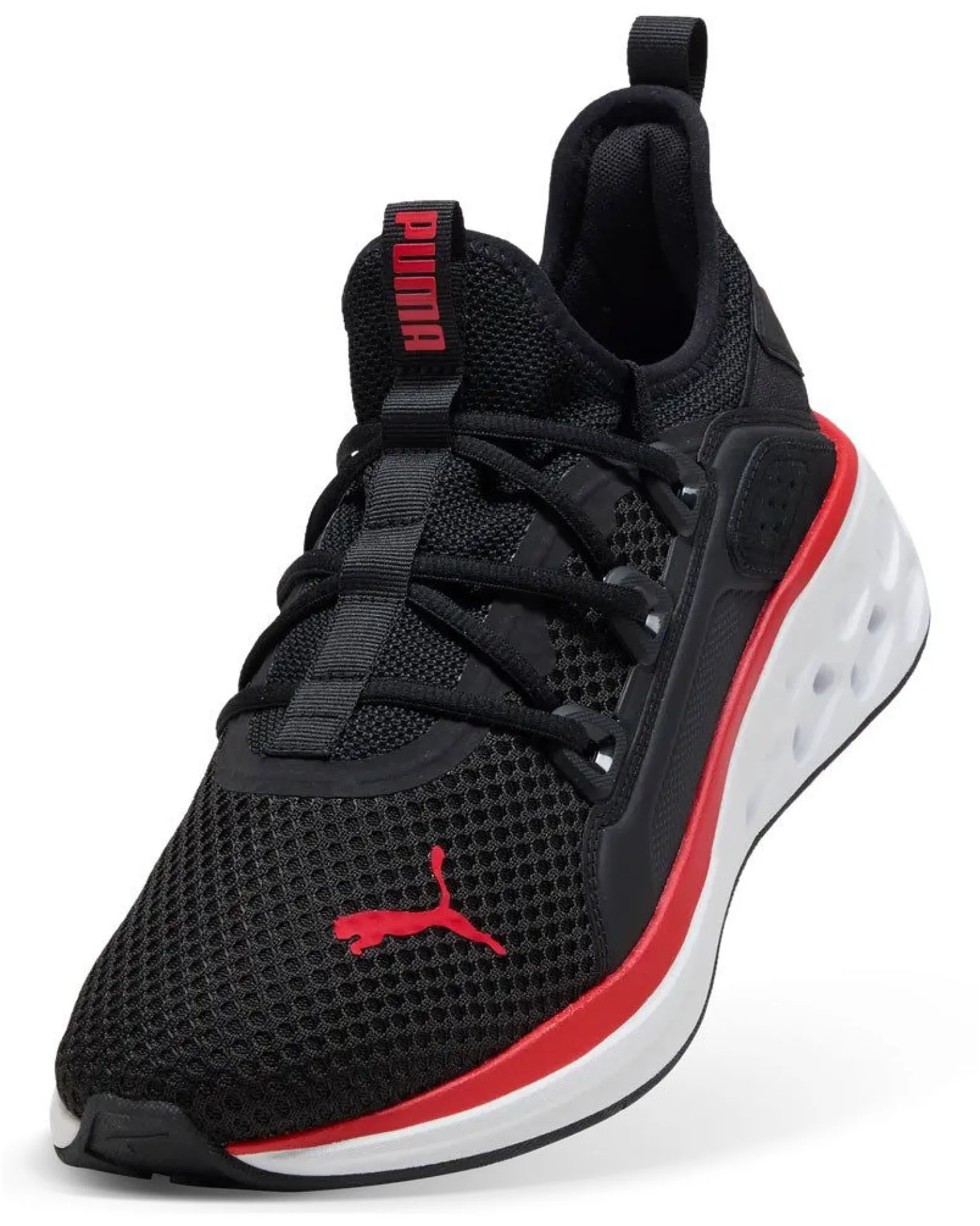 PUMA - SNEAKERS SOFTRIDE FREQUENCE STREET NERA E ROSSA DA UOMO, 311727-20