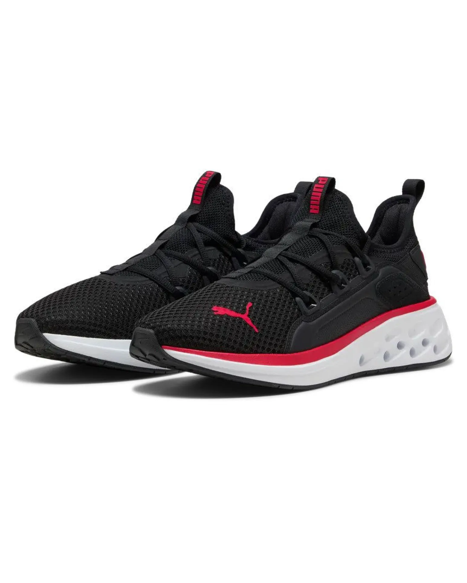PUMA - SNEAKERS SOFTRIDE FREQUENCE STREET NERA E ROSSA DA UOMO, 311727-20