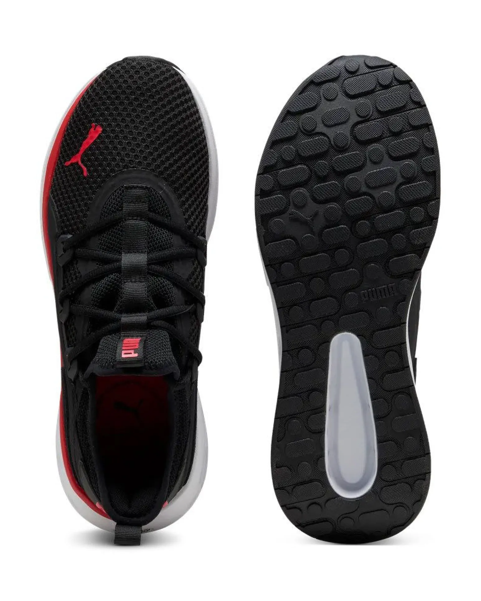 PUMA - SNEAKERS SOFTRIDE FREQUENCE STREET NERA E ROSSA DA UOMO, 311727-20