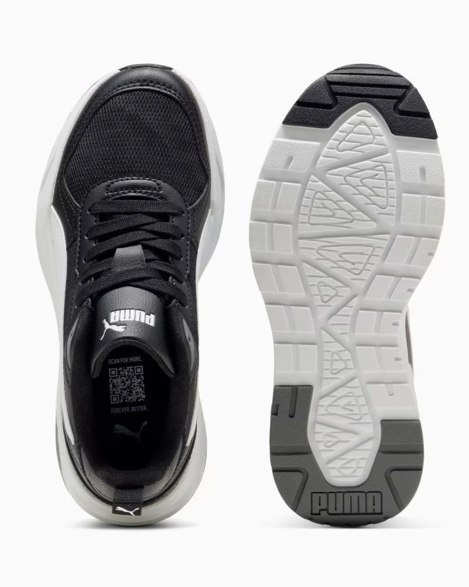 PUMA - SNEAKERS TRINITY 2 LT BIANCHE, NERE, BIANCHE E GRIGIE DA UOMO, 400231-02