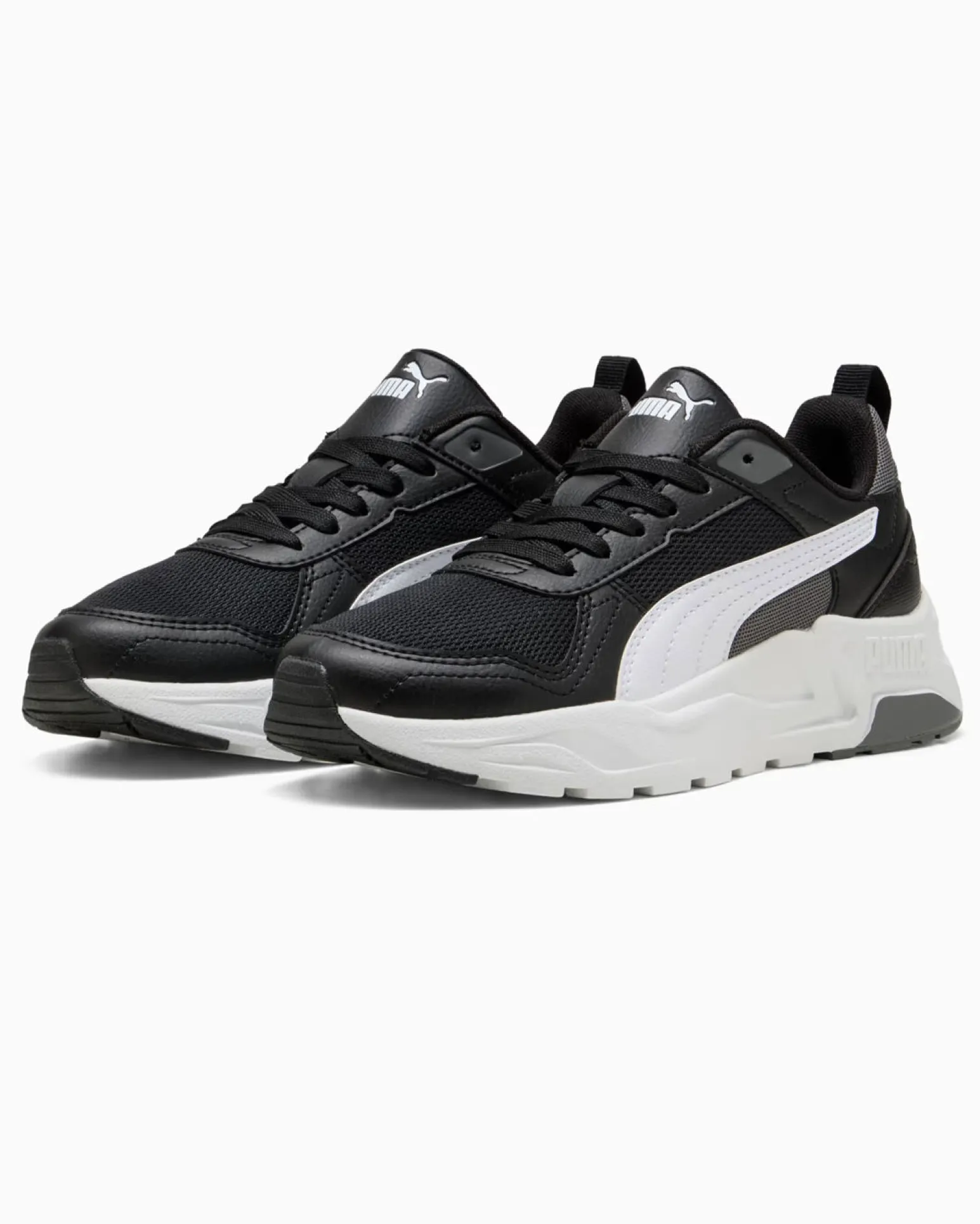 PUMA - SNEAKERS TRINITY 2 LT BIANCHE, NERE, BIANCHE E GRIGIE DA UOMO, 400231-02