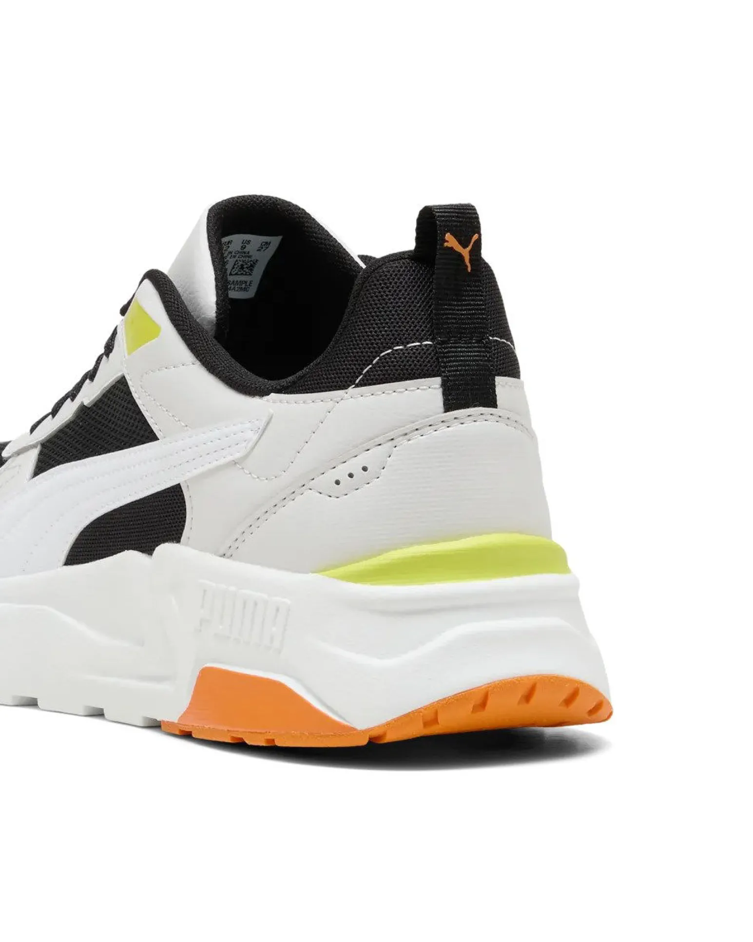 PUMA - SNEAKERS TRINITY 2 LT BIANCHE, NERE, BIANCHE GIALLE E ARANCIONI DA UOMO, 400231-26