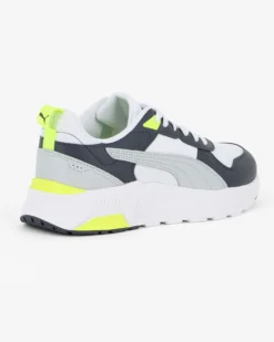 PUMA - SNEAKERS TRINITY 2 LT BIANCHE, NERE, GRIGIE E GIALLEDA UOMO, 400231-31