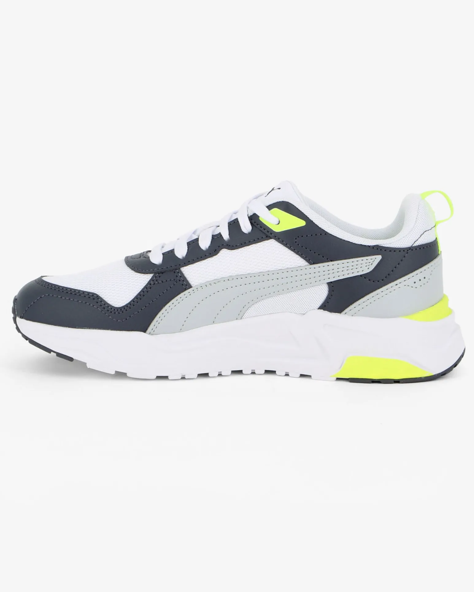 PUMA - SNEAKERS TRINITY 2 LT BIANCHE, NERE, GRIGIE E GIALLEDA UOMO, 400231-31