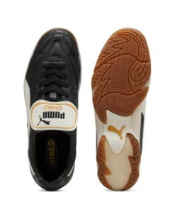 PUMA - SNEAKERS UOMO BIANCHE E NERE KING INDOOR, 401683-01
