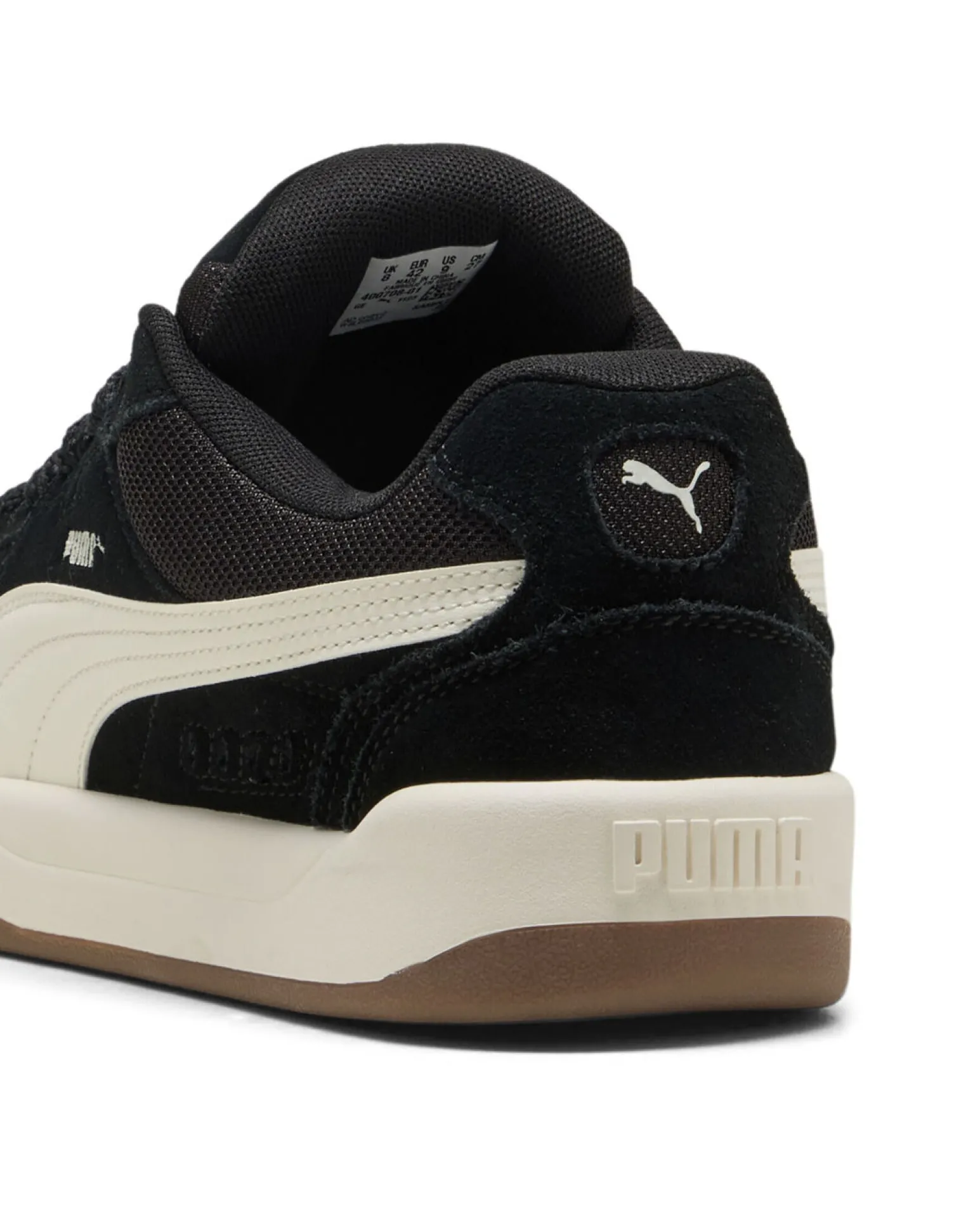PUMA - SNEAKERS UOMO NERE E BIANCHE PARK LIFESTYLE SK8 SUEDE, 400708-01