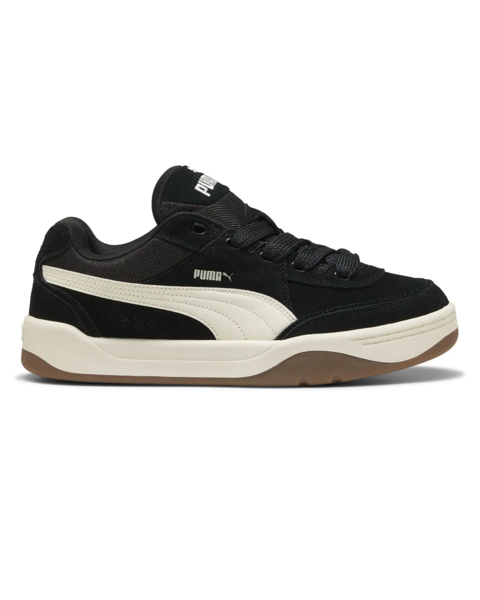 PUMA - SNEAKERS UOMO NERE E BIANCHE PARK LIFESTYLE SK8 SUEDE, 400708-01