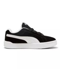PUMA - SNEAKERS UOMO NERE E BIANCHE PARK L-STYLE EASY SUADE, 400707-01