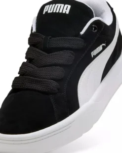 PUMA - SNEAKERS UOMO NERE E BIANCHE PARK L-STYLE EASY SUADE, 400707-01