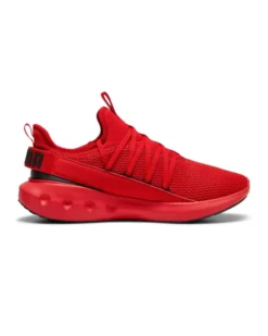 PUMA SOFTRIDE CARSON FRESH -  Scarpa rossa con logo nero - 310155-03