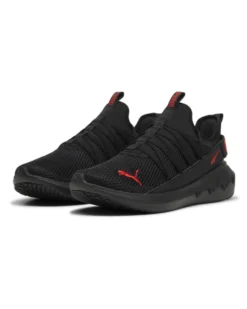 PUMA SOFTRIDE CARSON FRESH- Scarpa nera con logo rosso