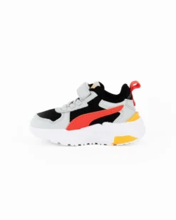 PUMA TRINITY LITE AC+ INF - Scarpa grigia nera e arancione, numerata 20-27