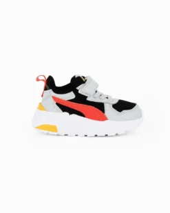 PUMA TRINITY LITE AC+ INF - Scarpa grigia nera e arancione, numerata 20-27