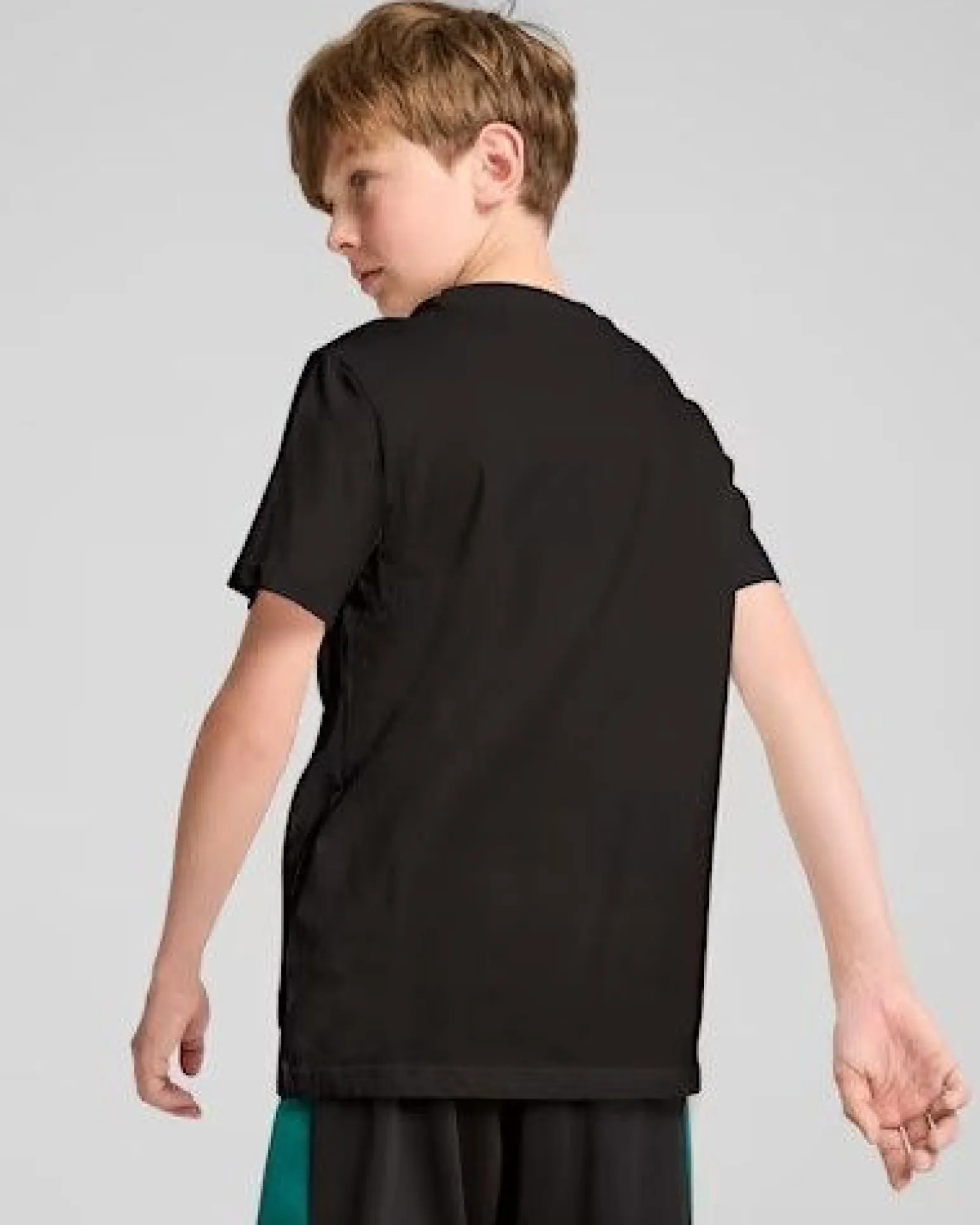 PUMA - TSHIRT BASKETBALL BLUEPRINT TEE JUNIOR NERA E BIANCA - 679282-51