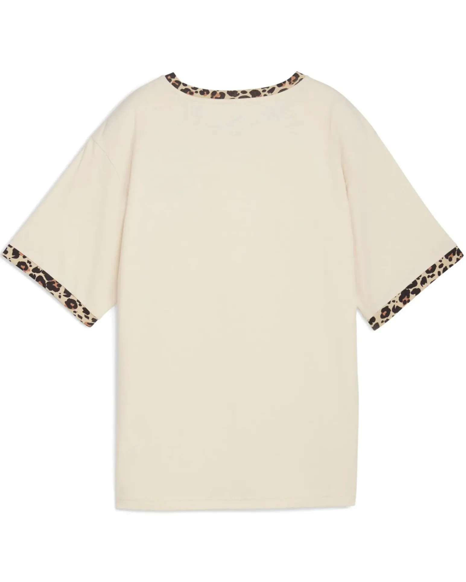 PUMA - T-SHIRT BEIGE E MACULATO ESSENTIAL GRAPHIC ANIMAL RELAXED DA DONNA, 688082-87