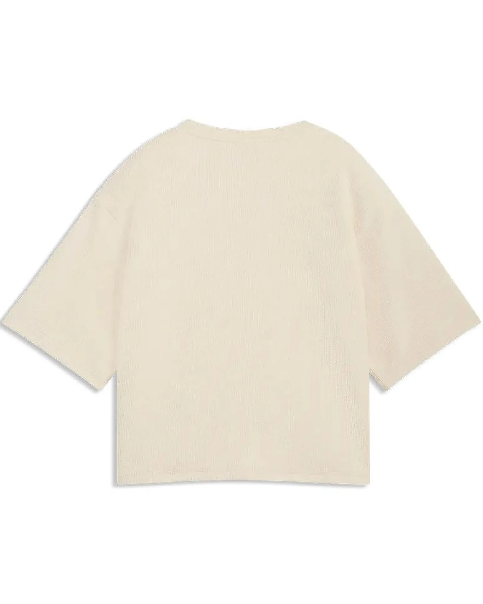 PUMA - T-SHIRT BEIGE/PANNA ESSENTIAL ELEVATED RELAXED DA DONNA, 691813-87