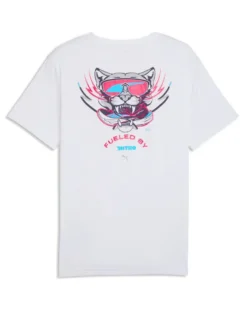 PUMA - T-SHIRT BIANCA RUN NITRO GRAPHIC TEE DA UOMO, 528449-02
