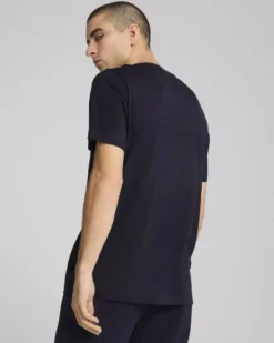 PUMA - T-SHIRT BLU ESSENTIAL 2 COLOR SMALL LOGO DA UOMO 684717-16
