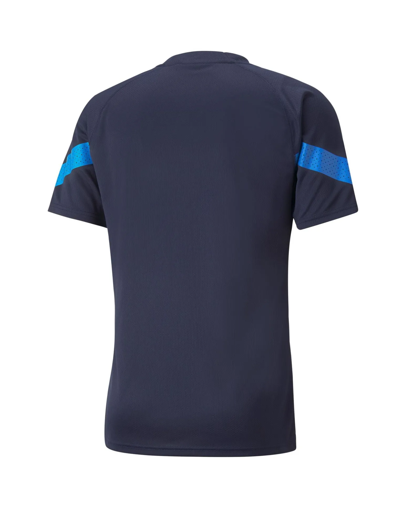PUMA - T-shirt da bambino blu in tessuto traspirante Italia
