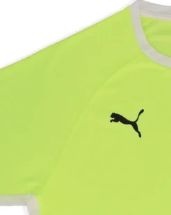 PUMA - T shirt da padel uomo giallo fluo in tessuto traspirant