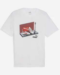 PUMA - T-SHIRT DA UOMO GRAPHICS SNEAKER BOX BIANCA- 680175-02