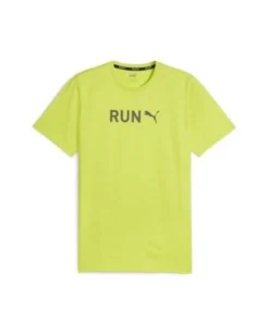 PUMA - T-SHIRT DA UOMO GRAPHIC TEE RUN LIME - 524202-39