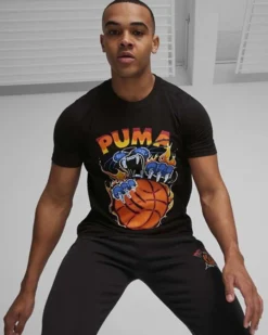 PUMA - T-SHIRT DA UOMO NERA TSA TEE 6 - 624825-01