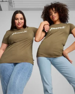 PUMA - T-SHIRT ESS+BLOSSOM SCRIPT TEE BEIGE DA DONNA - 679315-67