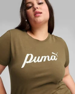 PUMA - T-SHIRT ESS+BLOSSOM SCRIPT TEE BEIGE DA DONNA - 679315-67