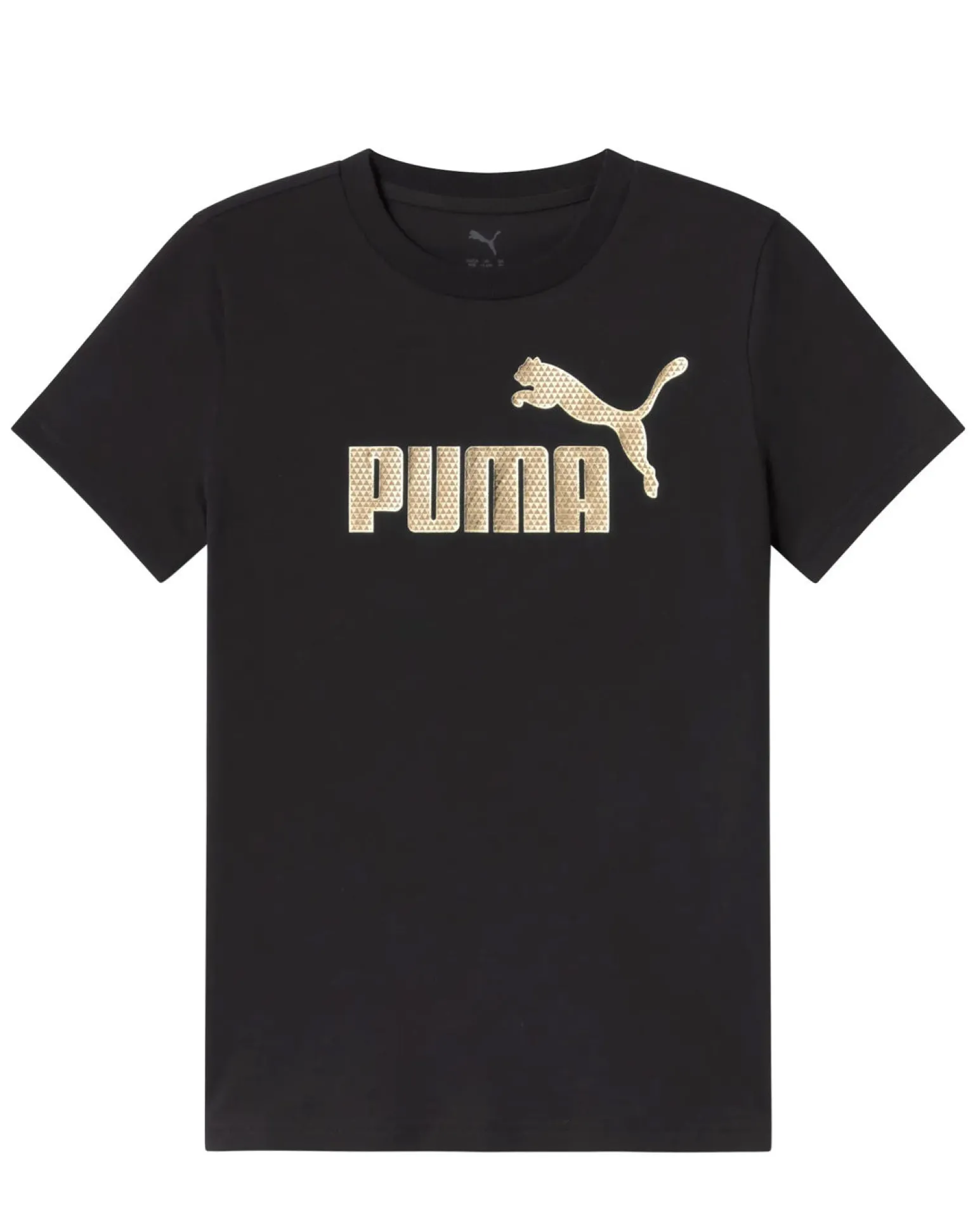 PUMA – T-SHIRT ESSENTIALS+TEXTURED FOIL LOGO JUNIOR NERA – 692207-01