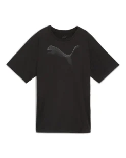 PUMA - T-SHIRT EVOSTRIPE TEE NERA DA DONNA, 681668-01