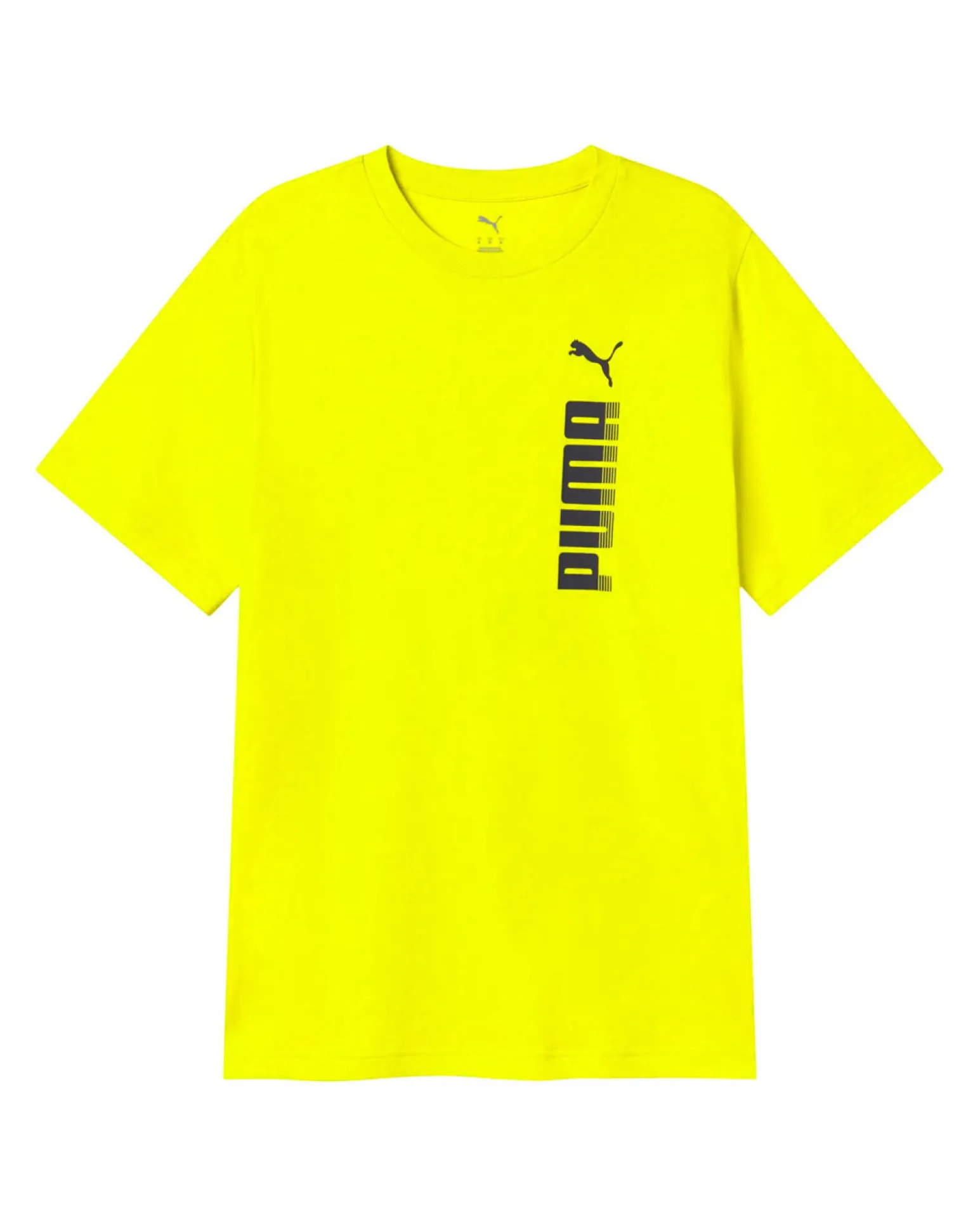 PUMA - T-SHIRT GIALLA ESSENTIAL BIG GRAPHIC TEE DA UOMO, 694939-37