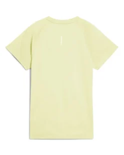 PUMA - T-SHIRT GIALLA   RUN VELOCITY TEE (POLY) DA DONNA, 526578-35