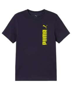 PUMA - T-SHIRT JUNIOR (7 - 16 ANNI) ESSENTIAL GRAPHIC TEE , BLU,  694948-16