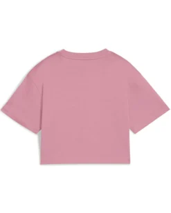 PUMA -T- SHIRT JUNIOR ( 7-16 ANNI) MEZZA MANICA ROSA ESSENTIAL 2 COLOR N. 1 LOGO, 686071-65