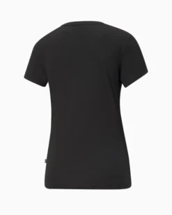 PUMA - TSHIRT MEZZA MANICA  NERA ESSENTIAL SMALL LOGO TEE  DA DONNA - 586776-01
