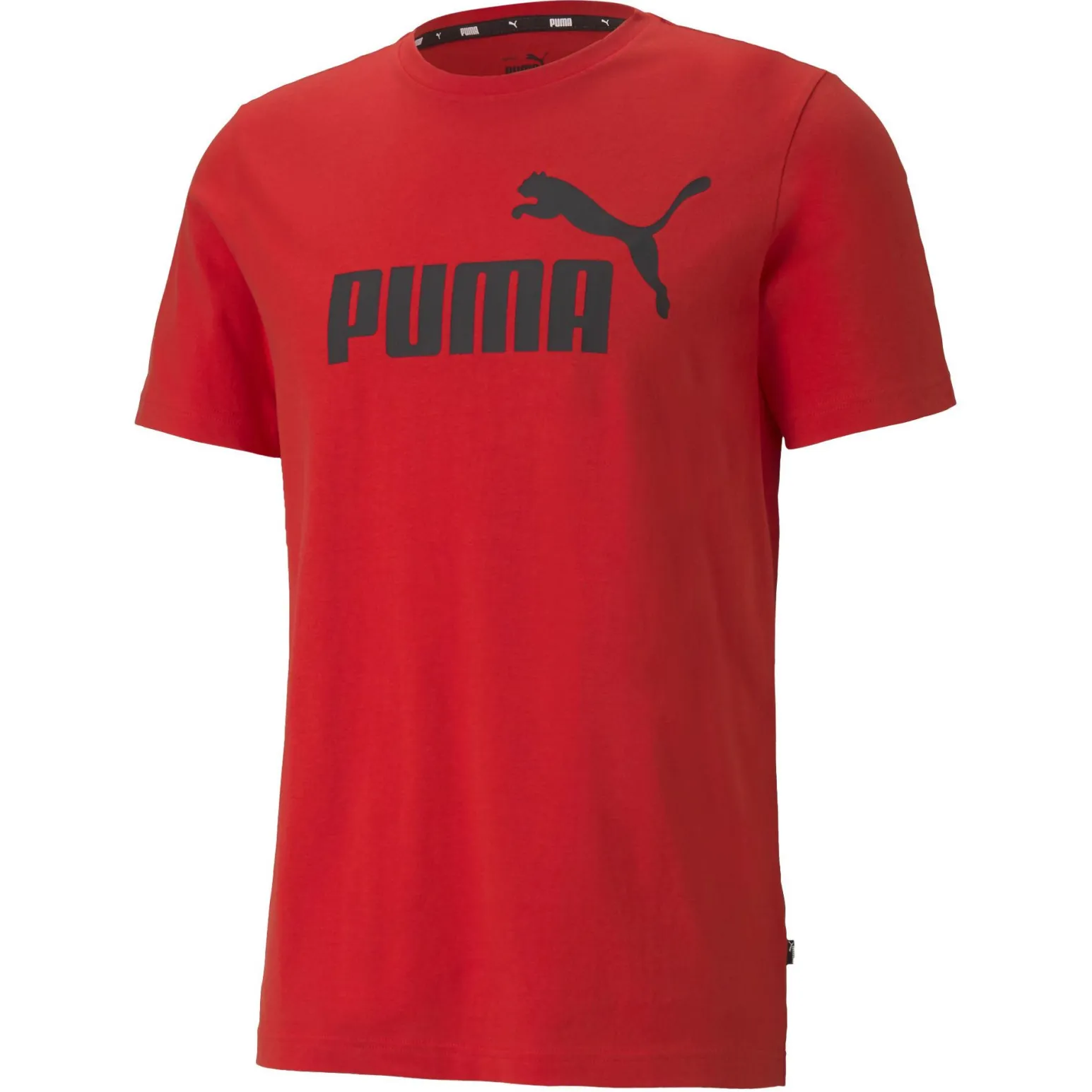 PUMA - T-SHIRT MM ESS LOGO TEE RED
