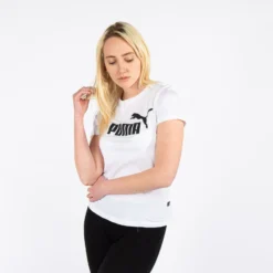 PUMA - T-SHIRT MM ESS LOGO TEE WHITE