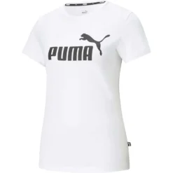 PUMA - T-SHIRT MM ESS LOGO TEE WHITE