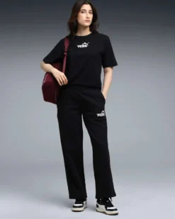 PUMA - T-SHIRT NERA  ESSENTIAL NATURE 2.0 RELAXED TEE  DA DONNA,  688077-01