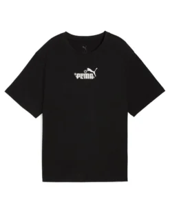 PUMA - T-SHIRT NERA ESSENTIAL NATURE 2.0 RELAXED TEE DA DONNA, 688077-01