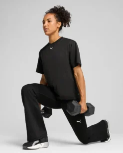 PUMA - T-SHIRT NERA  TAD ESSENTIAL RELAXED DA DONNA, 527139-01